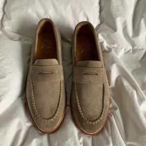 J. Crew Suede Penny Loafers size 8.5